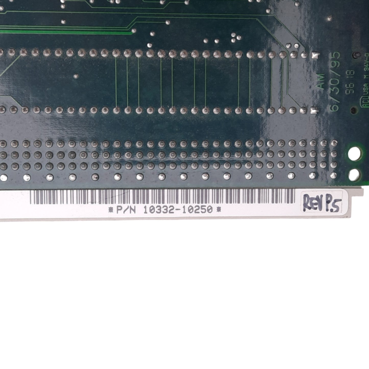 Used Adept 10332-10250 Rev P5 VGB VME Control Board, 2MB RAM, Keyboard/Video IO