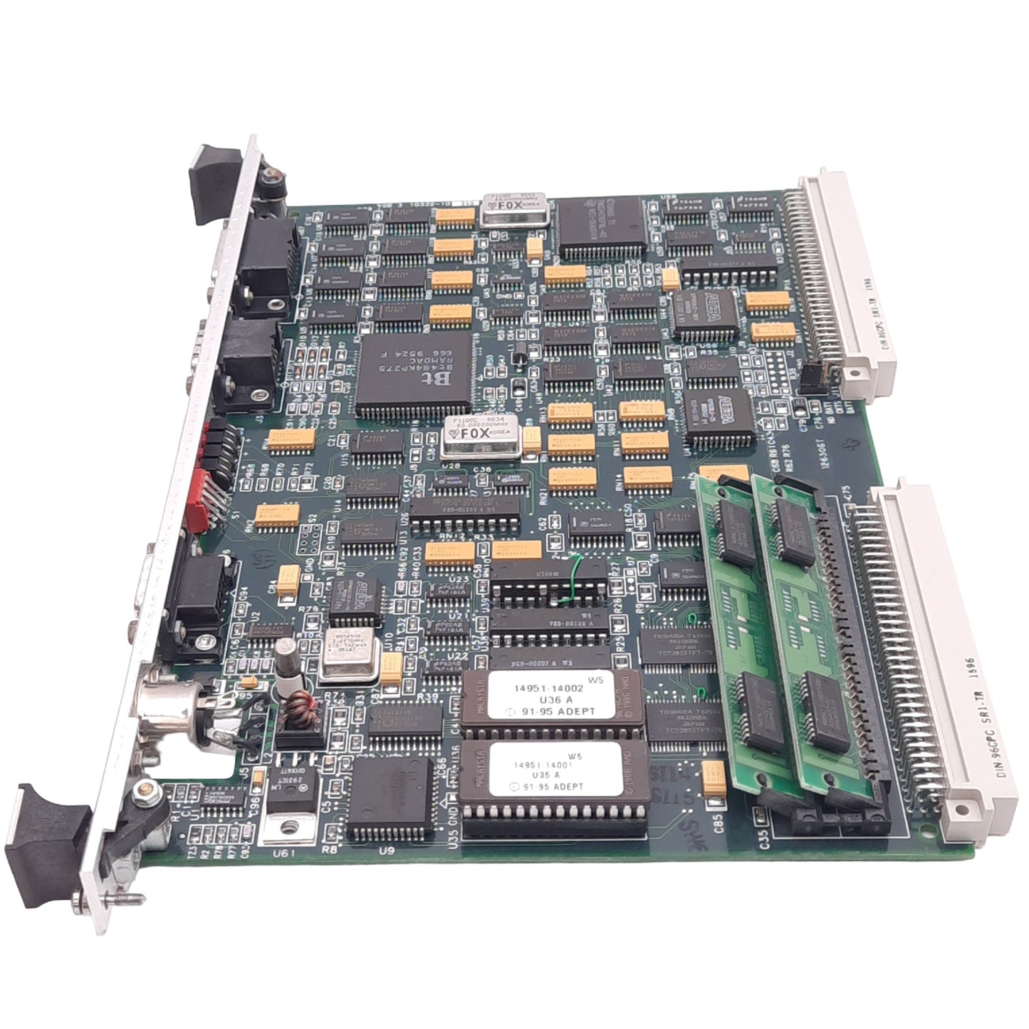 Used Adept 10332-10250 Rev P5 VGB VME Control Board, 2MB RAM, Keyboard/Video IO