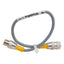 Used Turck U2383-58 Cordset, 4-Pin M12 Male to 4-Pin M12 Female, 4A 250VAC, 0.30m