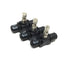 Used Lot of 3 Legris 7770 56 00 In-Line Flow Control Air Regulator Needle Valves 1/4"