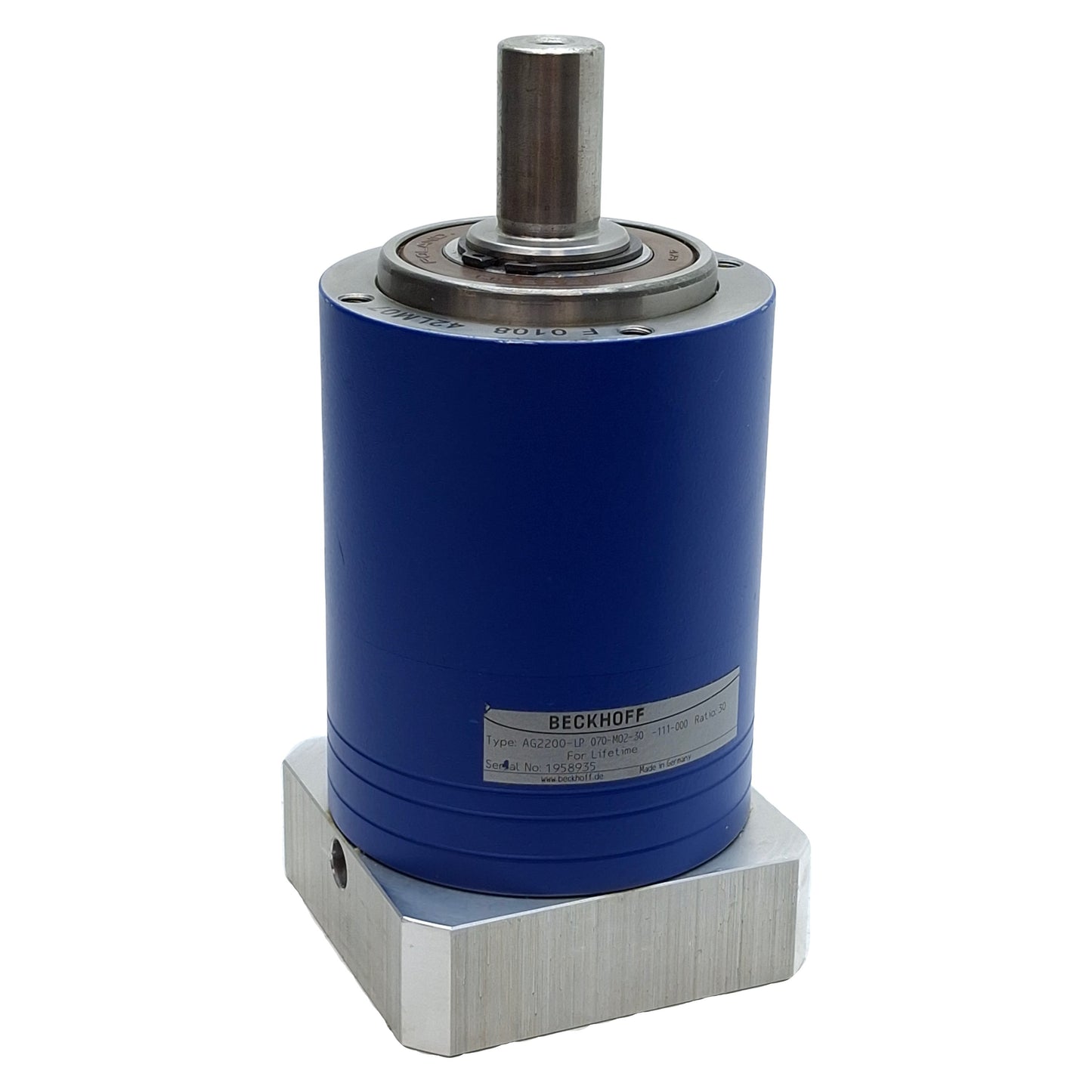 Used Beckhoff AG2200-LP 070-M02-30-111-000 Planetary Gearbox, 30:1, ø16mm Shaft