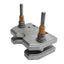 Used Die Shoe Tooling Set 009655 v4 T01 Two Post, 5in Post, 6.5in x 4.37in Shoes