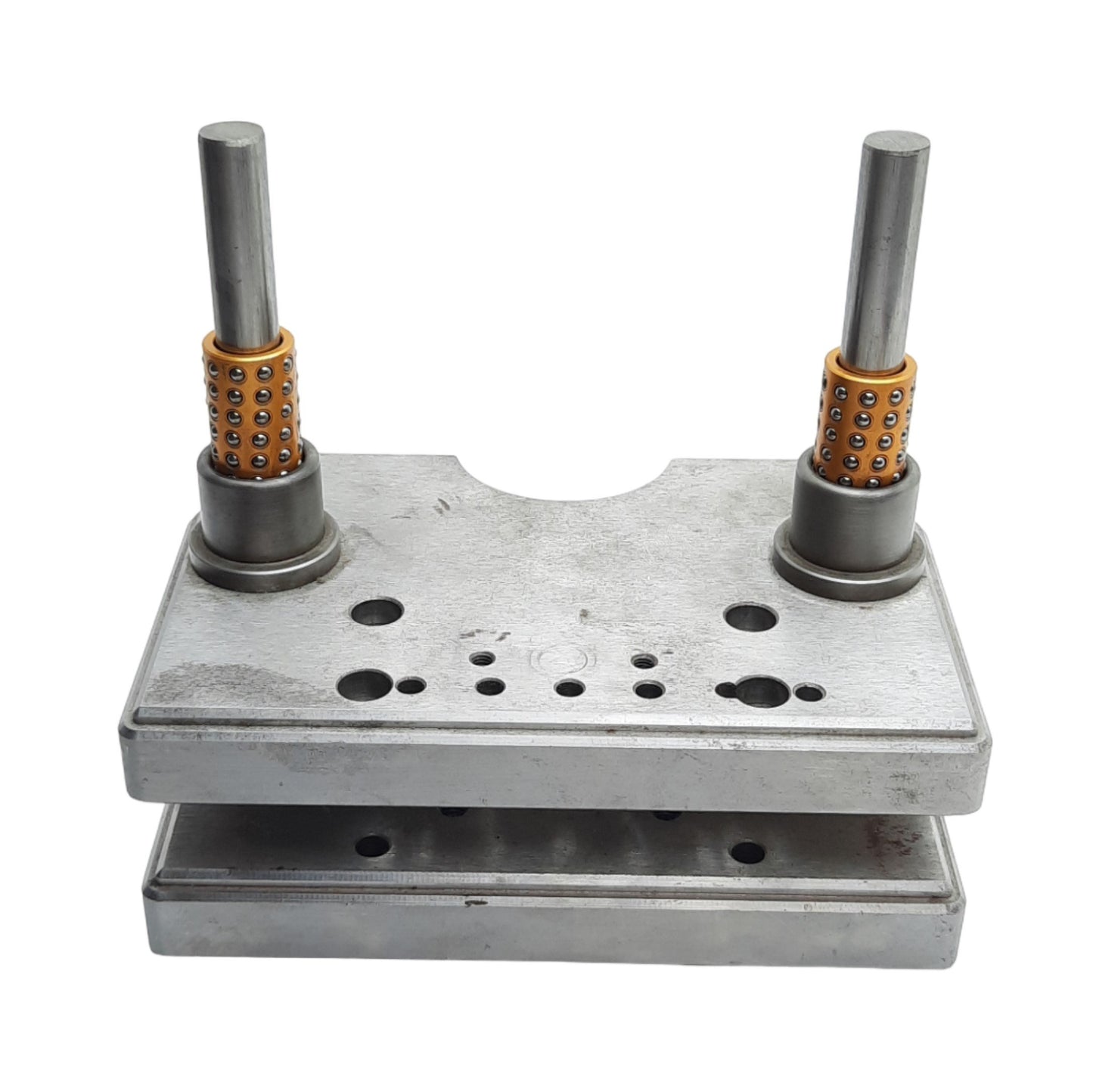 Used Die Shoe Tooling Set 009655 v4 T01 Two Post, 5in Post, 6.5in x 4.37in Shoes