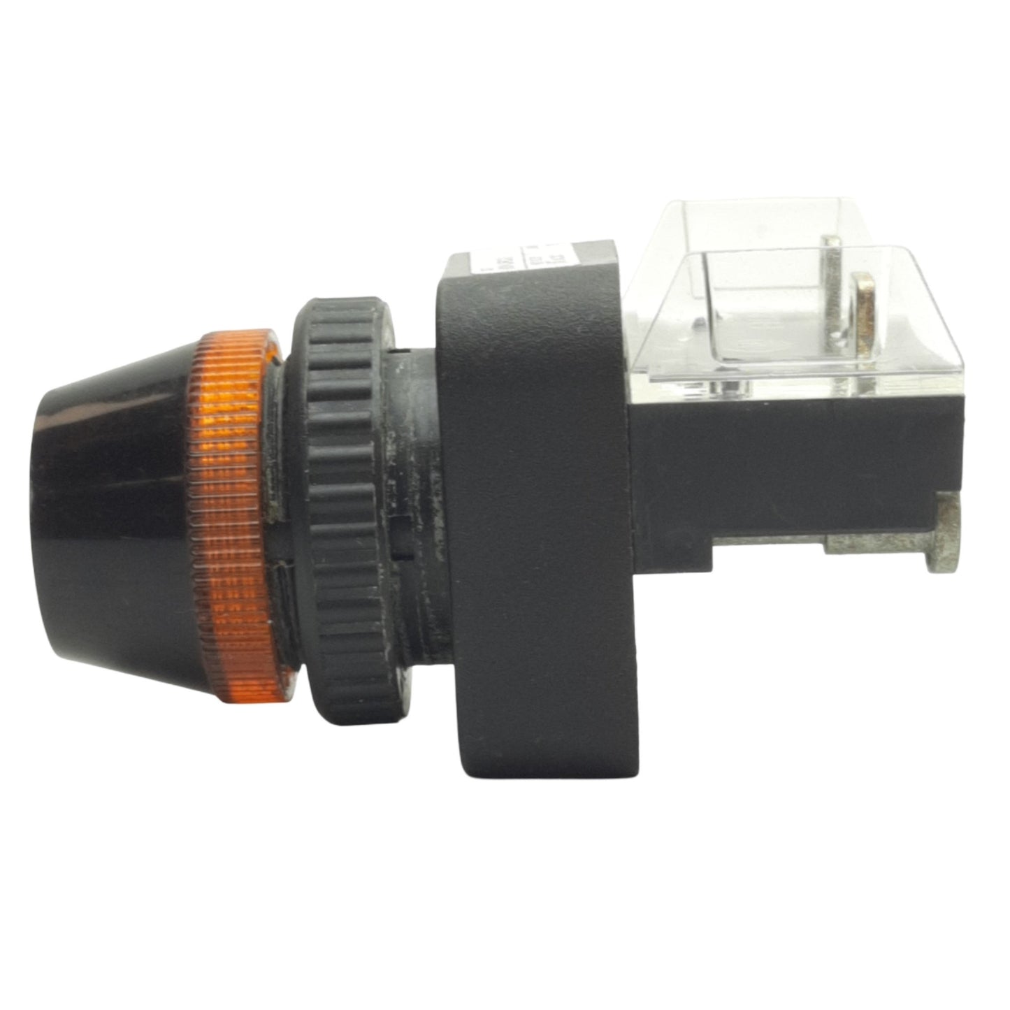 Used Allen Bradley 800H-QR24G Orange Pilot Light, ø30mm, 24VAC/DC *Colored out Light*