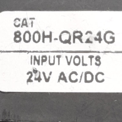Used Allen Bradley 800H-QR24G Orange Pilot Light, ø30mm, 24VAC/DC *Colored out Light*