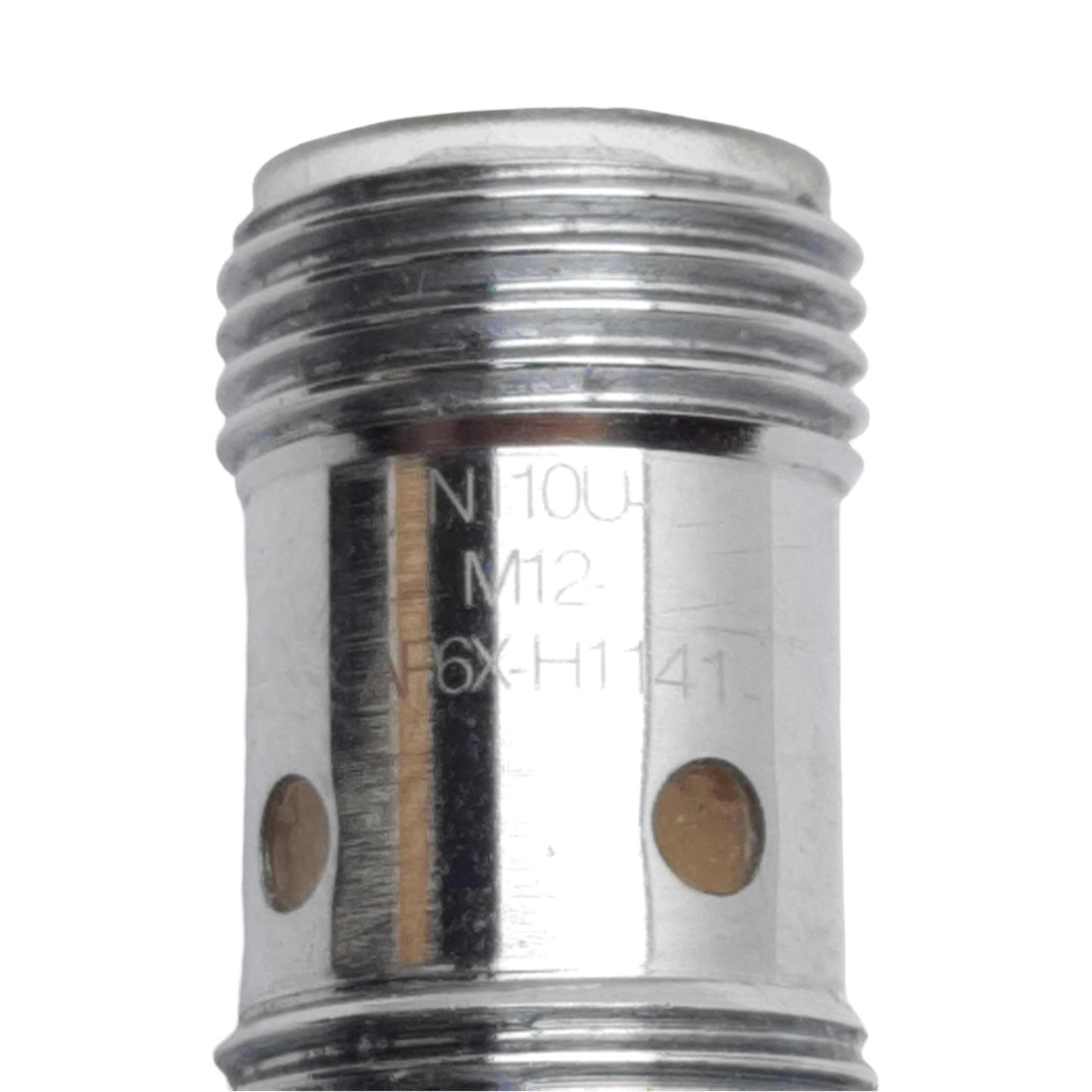 Used Turck 1634806 Inductive Proximity Sensor, PNP-NO, 10mm, 10-30VDC, 4-Pin M12 Male