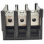 Used Ferraz Shawmut 63103 Fuse Block 3 Pole, 600V, 85A, #4-14 Wire Size, Panel Mount
