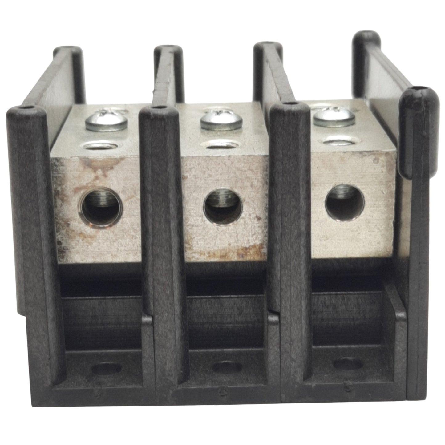 Used Ferraz Shawmut 63103 Fuse Block 3 Pole, 600V, 85A, #4-14 Wire Size, Panel Mount
