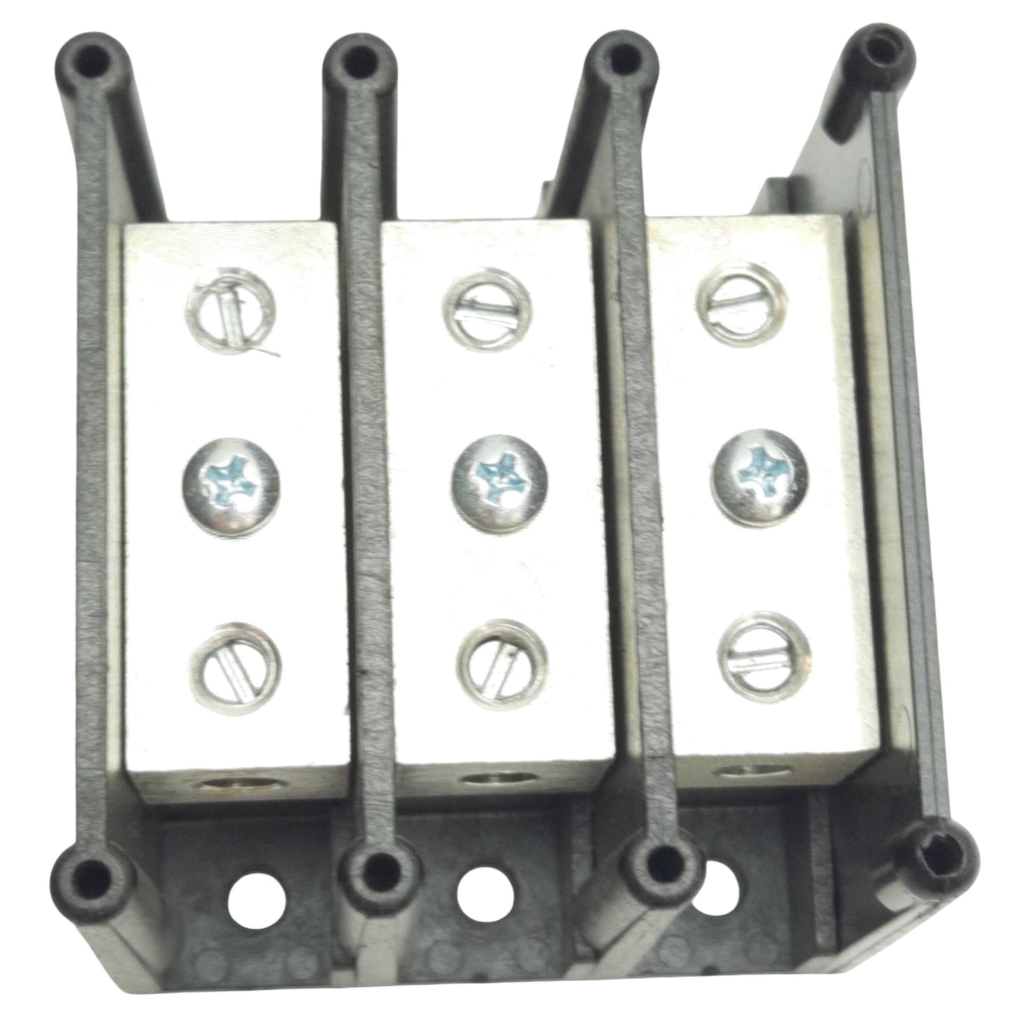 Used Ferraz Shawmut 63103 Fuse Block 3 Pole, 600V, 85A, #4-14 Wire Size, Panel Mount