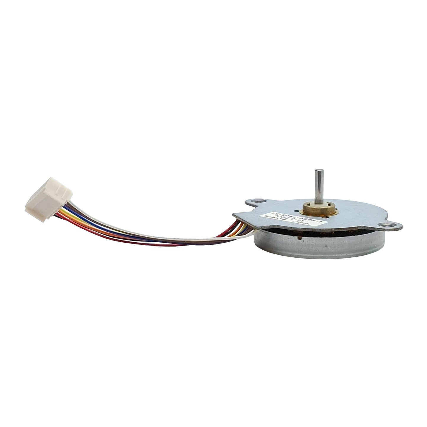 Used Sankyo Nidec 78-8044-5693-3 Pancake Stepper Motor, ø3mm Shaft, 8-Wire Connector