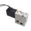 Used SMC VKF334-5G-01T Solenoid Valve, 3-Way, 1/8in NPTF, 0-0.7MPa, 24VDC Coil