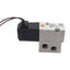 Used SMC VKF334-5G-01T Solenoid Valve, 3-Way, 1/8in NPTF, 0-0.7MPa, 24VDC Coil