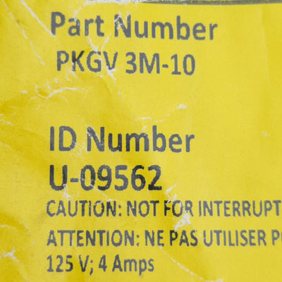 New Turck PKGV 3M-10 PicoFast Cordset 3-Pin M8 Female to Flying Leads 125VAC 4A, 10m