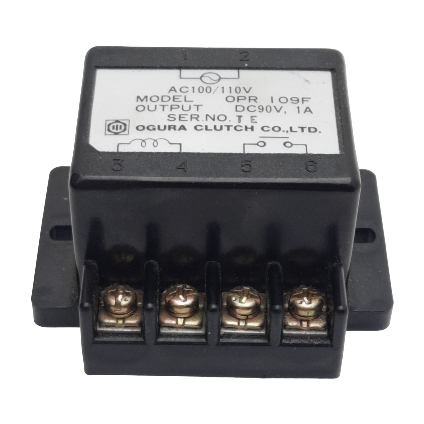 Used Ogura OPR109F Clutch Rectifier Power Supply 1-Phase, 100/110VAC In, 1A 90VDC Out