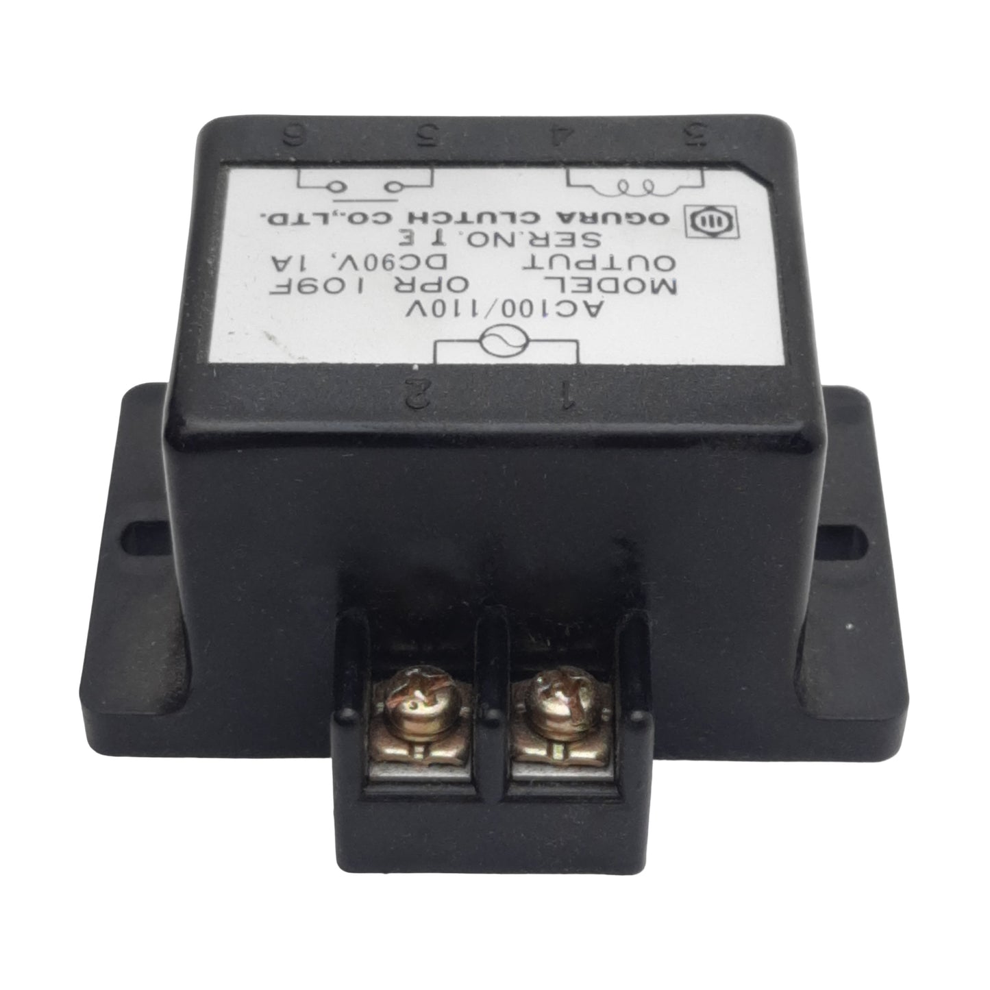 Used Ogura OPR109F Clutch Rectifier Power Supply 1-Phase, 100/110VAC In, 1A 90VDC Out