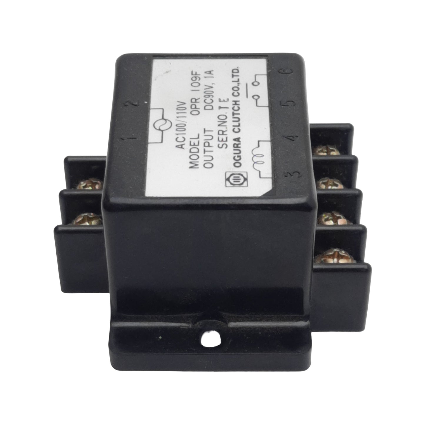 Used Ogura OPR109F Clutch Rectifier Power Supply 1-Phase, 100/110VAC In, 1A 90VDC Out