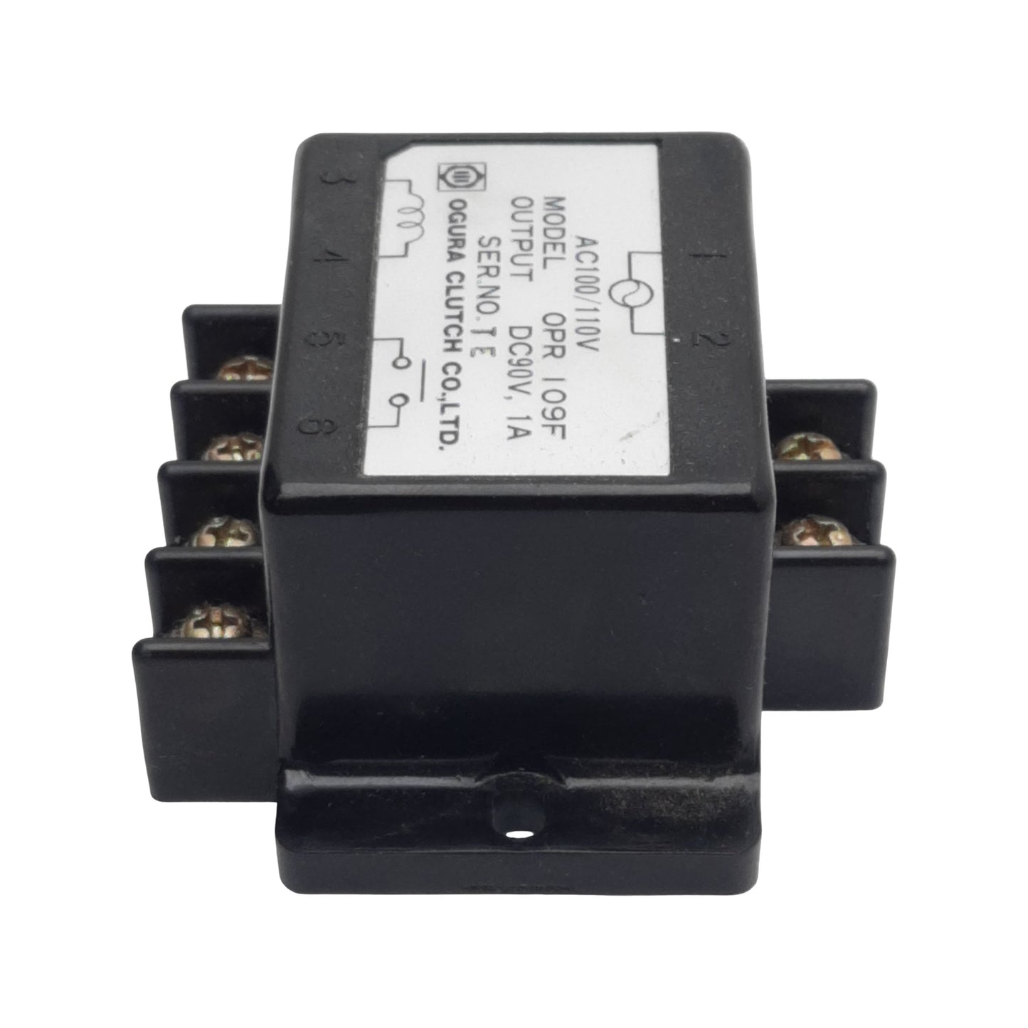 Used Ogura OPR109F Clutch Rectifier Power Supply 1-Phase, 100/110VAC In, 1A 90VDC Out