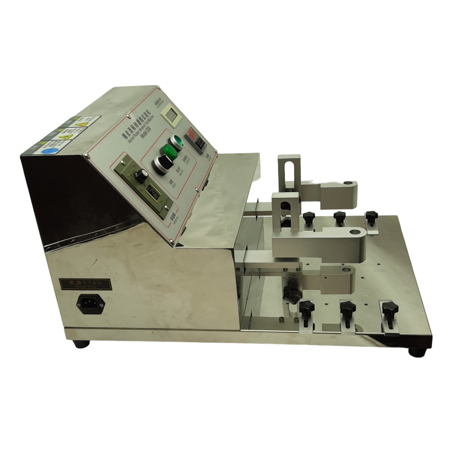 Used Model 339 Alcohol Rubber Abrasion Test Machine 60CPM Max, Adjustable 50mm Stroke