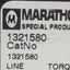 Used Marathon 1321580 Power Distribution Block 1-Pole, 600V, 175A, 1 Line, 6 Loads