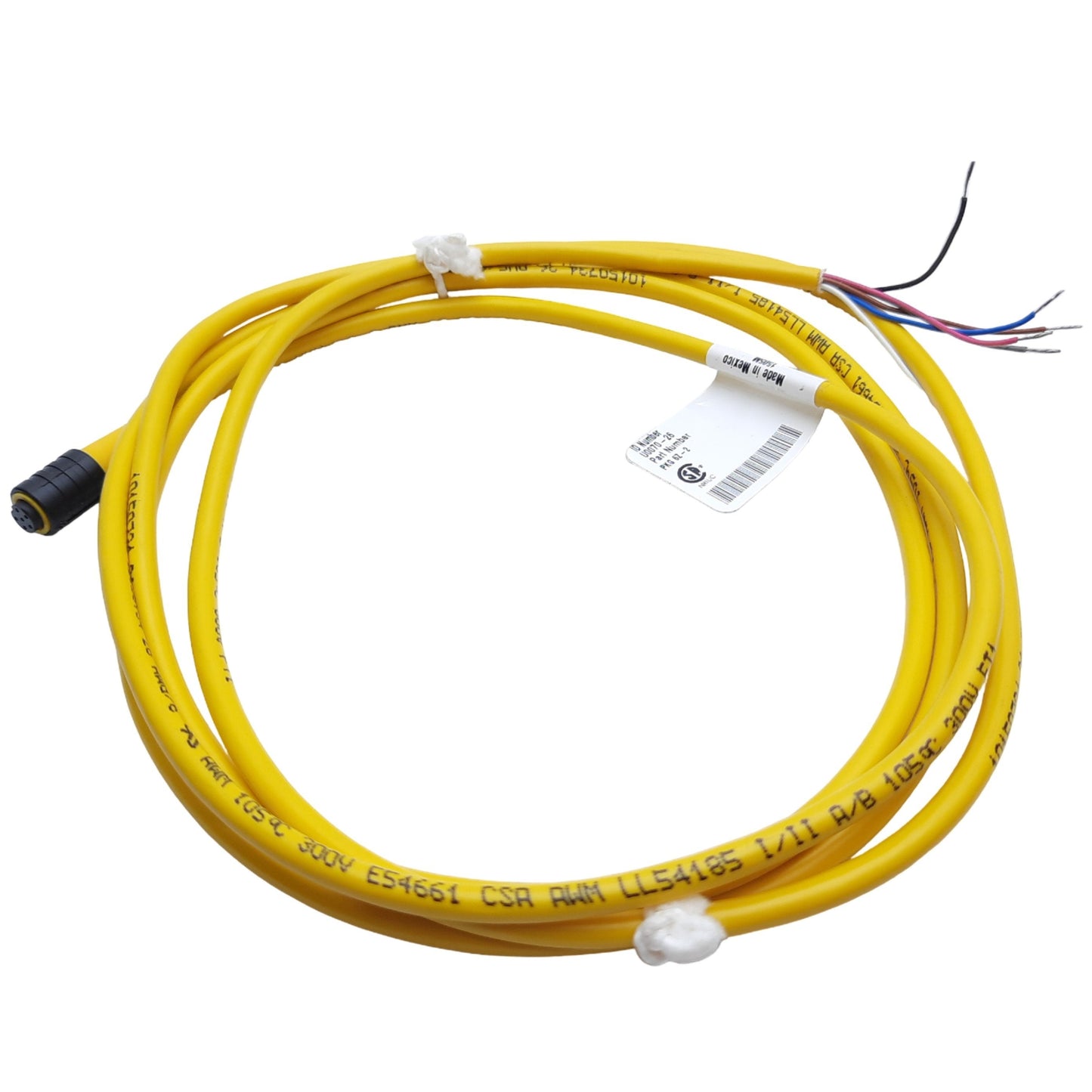 New – Open box Turck PKG 6Z-2 PicoFast Cordset 6-Pin SnapLock M8 Female to Flying Leads 2m