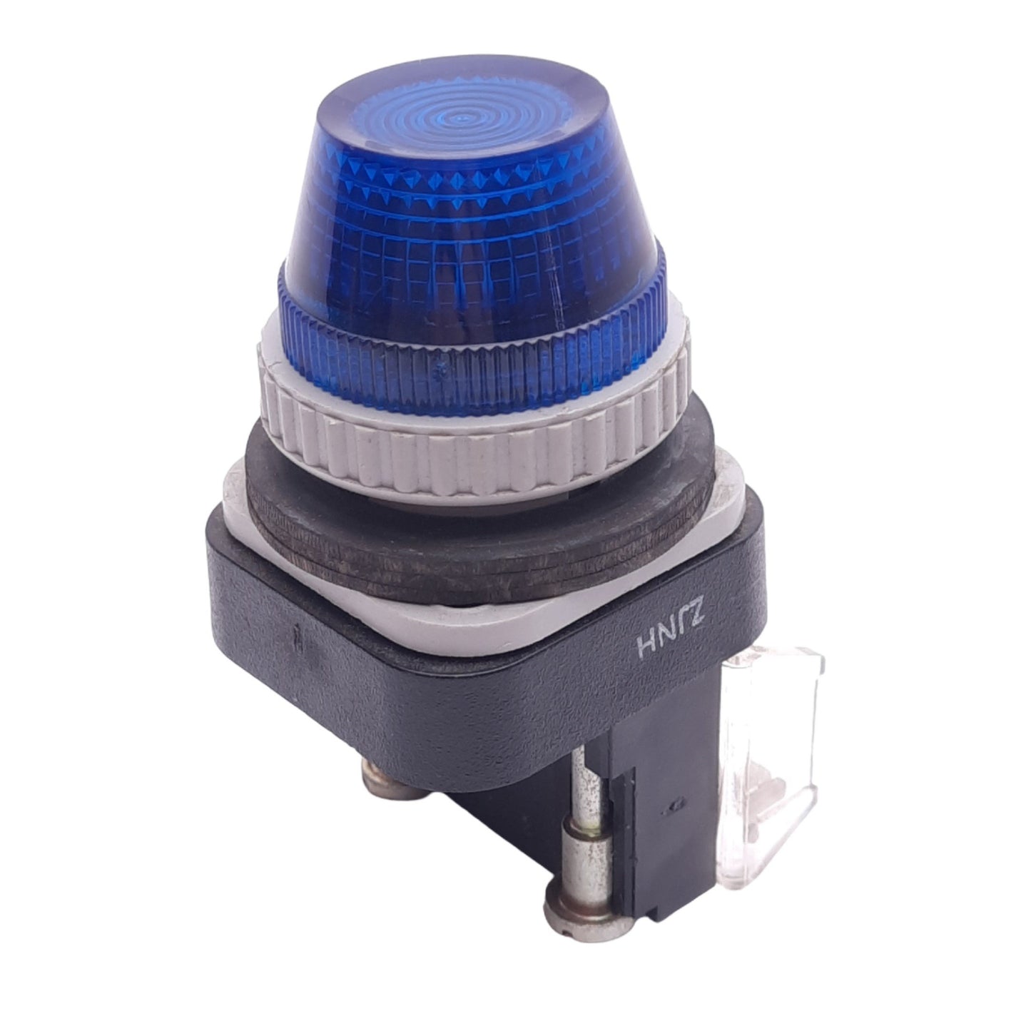 Used Allen Bradley 800H-QR10B Blue Indicator Pilot Light, ø30mm, 120VAC/VDC Lamp