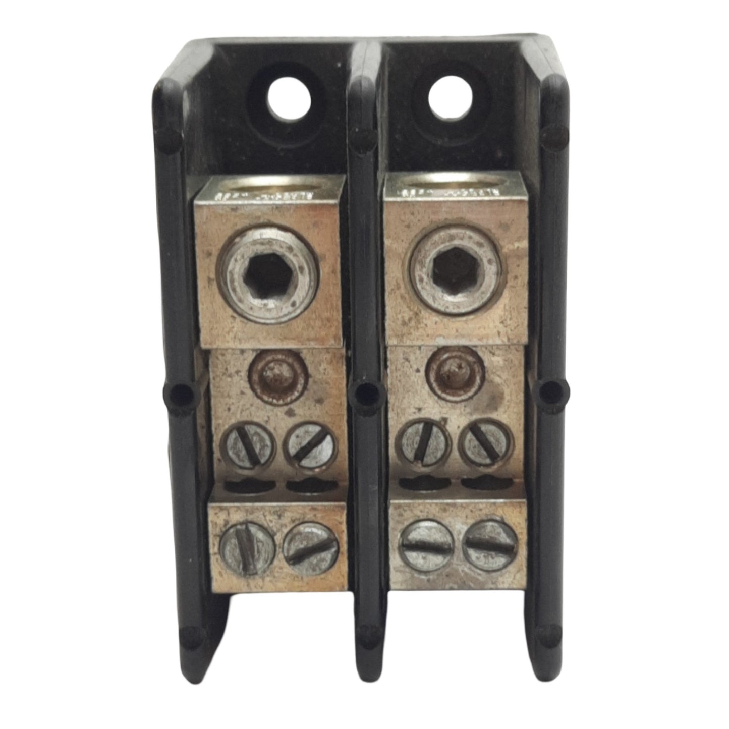 Used Bussmann 16220-2 Power Distribution Block 600VAC/DC, 175A, 2-Poles, 10kA