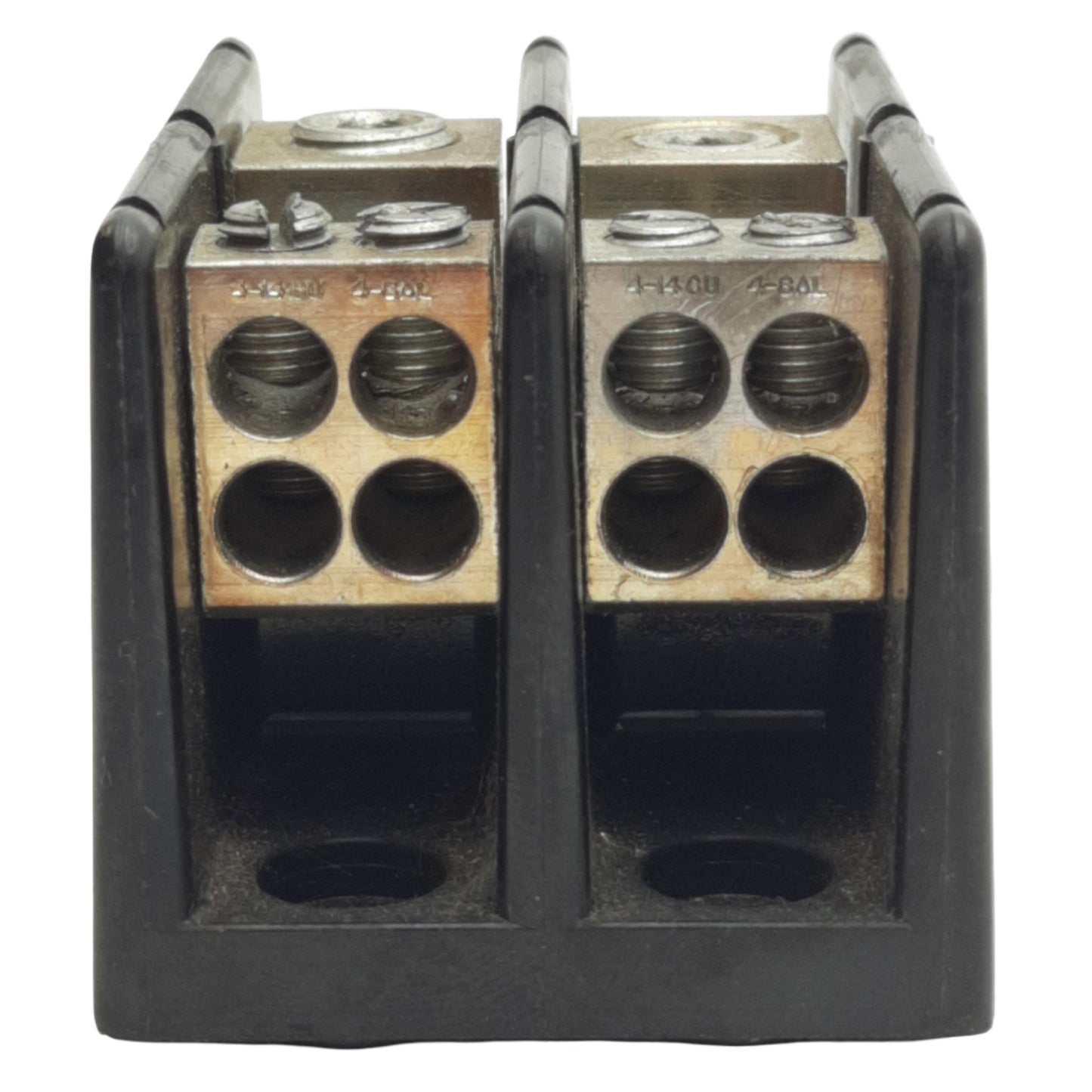 Used Bussmann 16220-2 Power Distribution Block 600VAC/DC, 175A, 2-Poles, 10kA