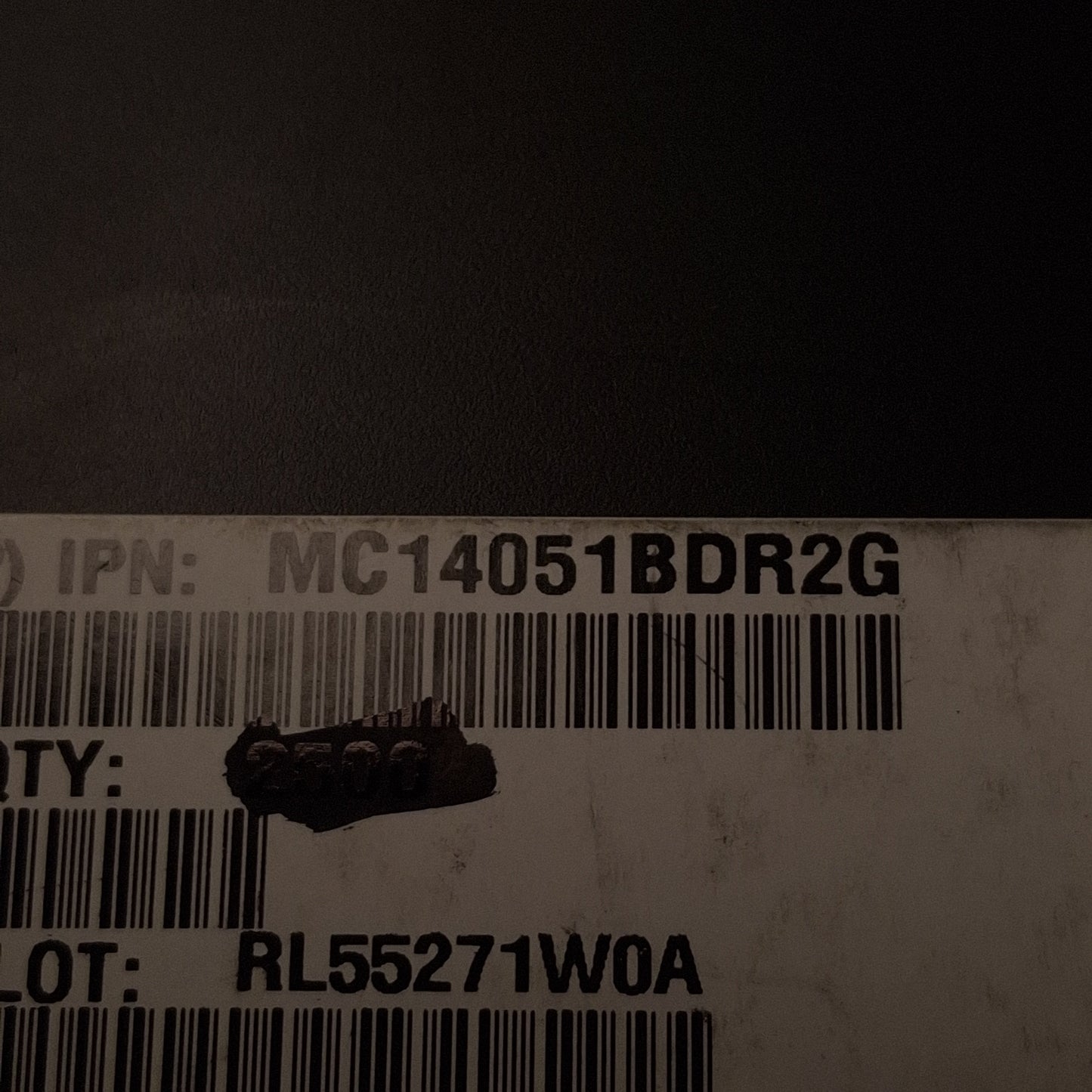 New Lot of 75 Onsemi MC14051B Analog Multiplexer/Demultiplexer, 8-Channel, 3-18VDC