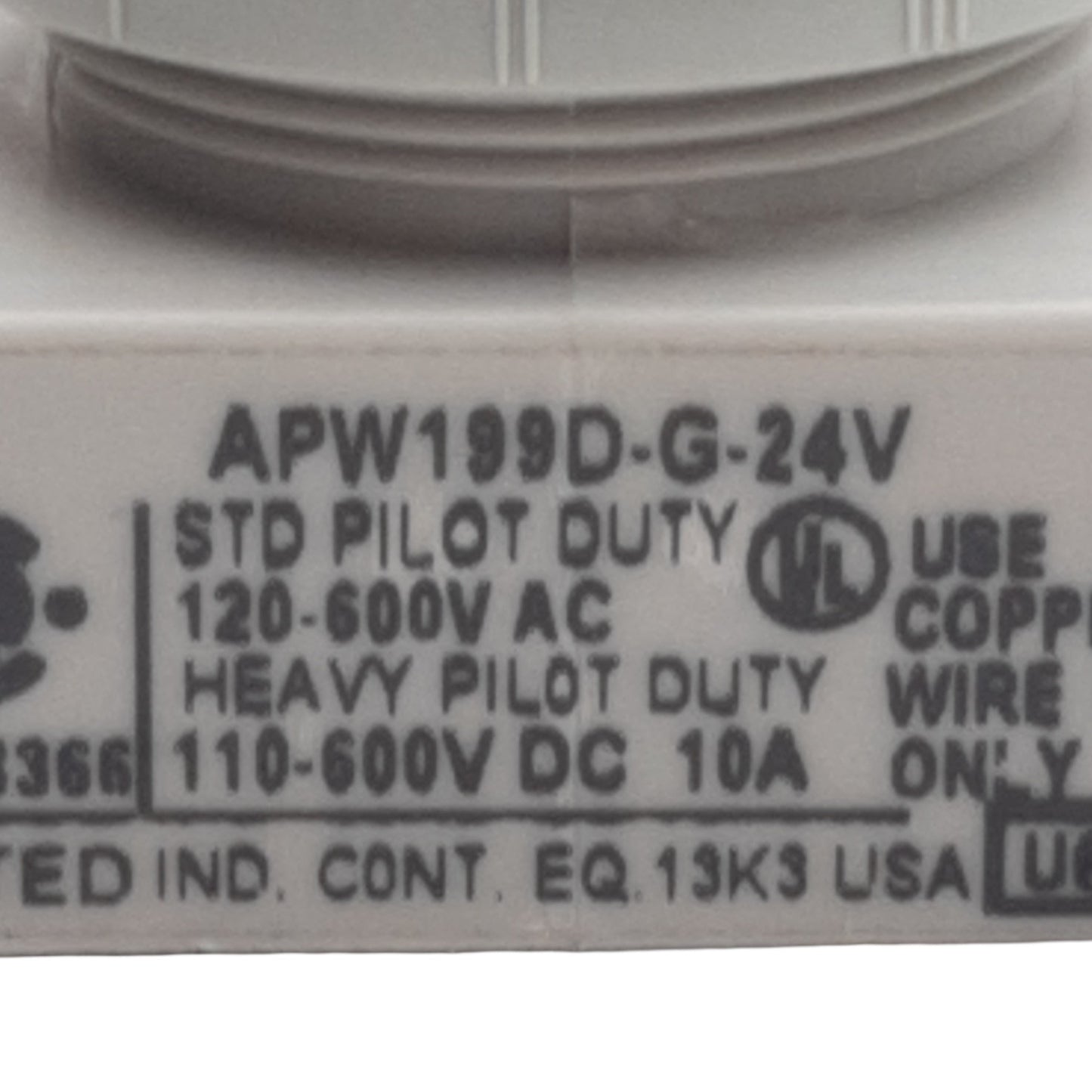 Used IDEC APW199D-G-24V Pilot Light ø22mm Diameter, Green Flat Lens, *No Bulb*