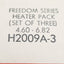 New Lot of 3 Eaton H2009A-3 Freedom Overload Heater Coil, 4.60-6.82A Range