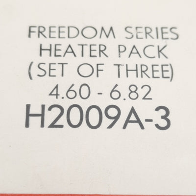 New Lot of 3 Eaton H2009A-3 Freedom Overload Heater Coil, 4.60-6.82A Range