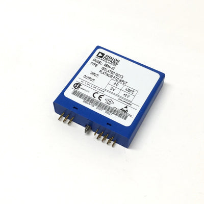 Used Analog Devices 5B34-03 Isolated 100 Ohm Platinum RTD Input 0 to 200°C, 0-5V Out
