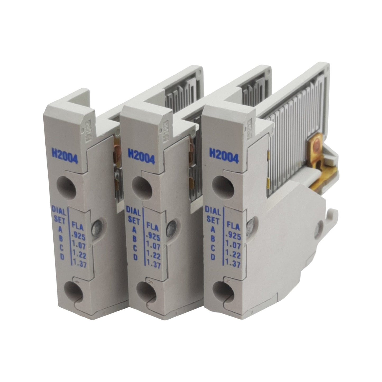 New Lot of 3 Eaton H2004-3 Freedom Overload Heater Coil, 0.925-1.37A Range