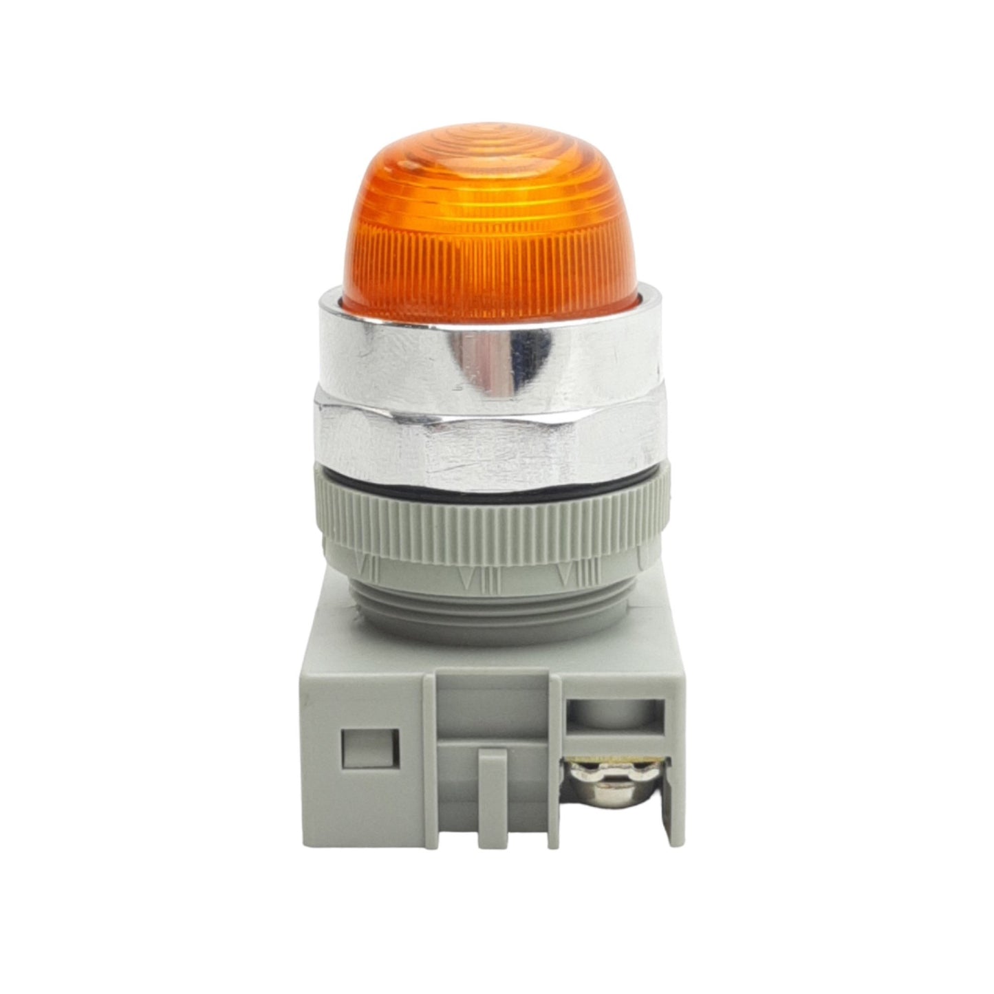 Used IDEC APW299D-A-120V Pilot Light ø22mm Diameter, Amber Dome Lens, *No Bulb*