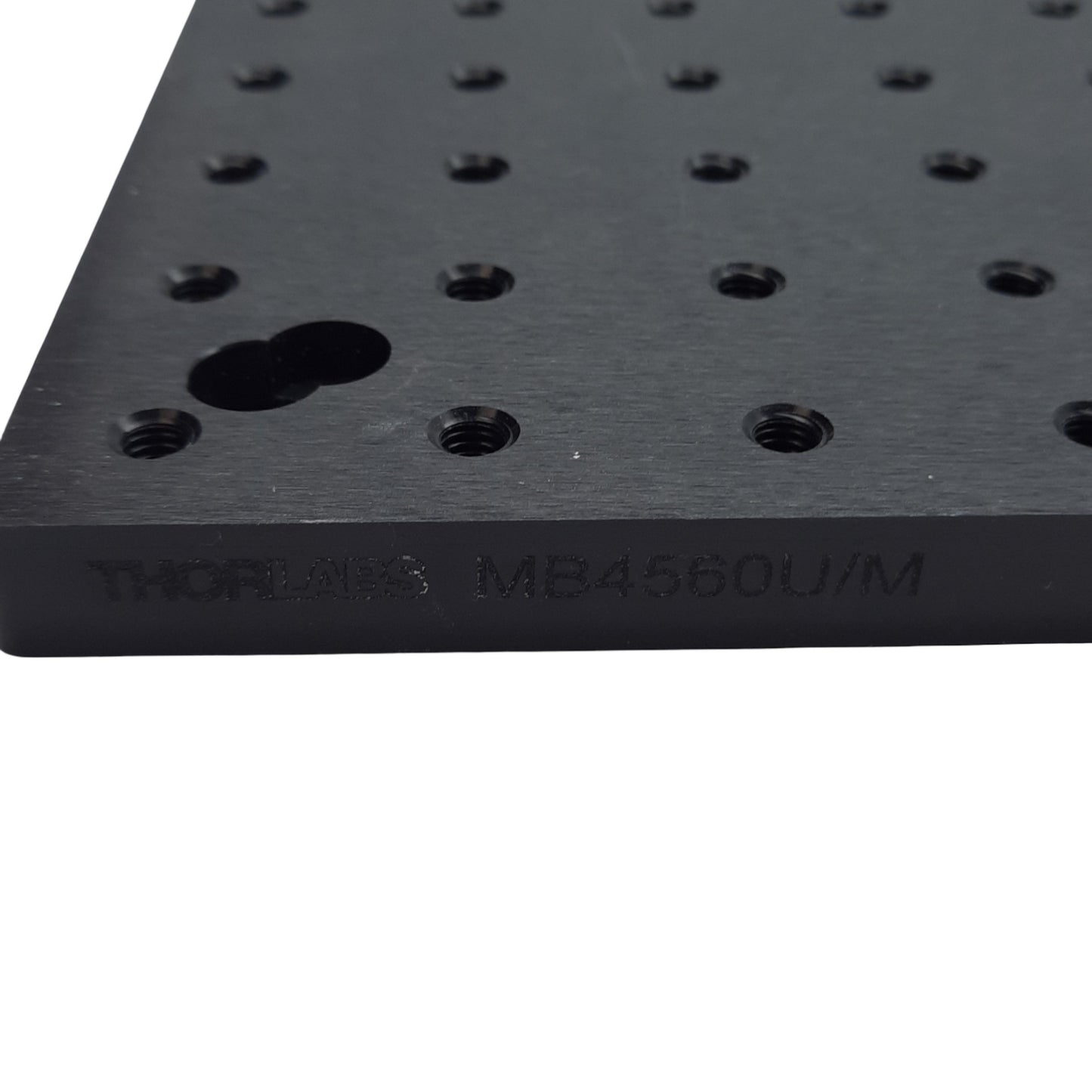 Used Thorlabs MB4560U/M Optical Breadboard, 600mm x 450mm x 12.7mm, *Anodized/Holes*