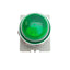 Used IDEC APW299D-G-120V Pilot Light ø22mm Diameter, Green Dome Lens, "No Bulb"