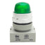 Used IDEC APW299D-G-120V Pilot Light ø22mm Diameter, Green Dome Lens, "No Bulb"
