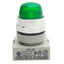 Used IDEC APW299D-G-120V Pilot Light ø22mm Diameter, Green Dome Lens, "No Bulb"