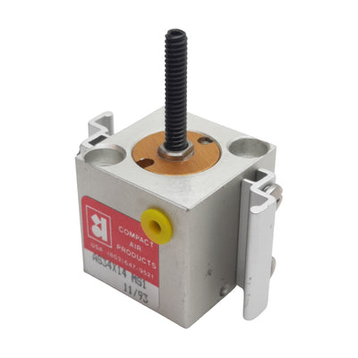 New Compact AS34X14MS1 Pneumatic Cylinder, ø3/4in Bore, 1/4in Stroke, #10-32, 145psi
