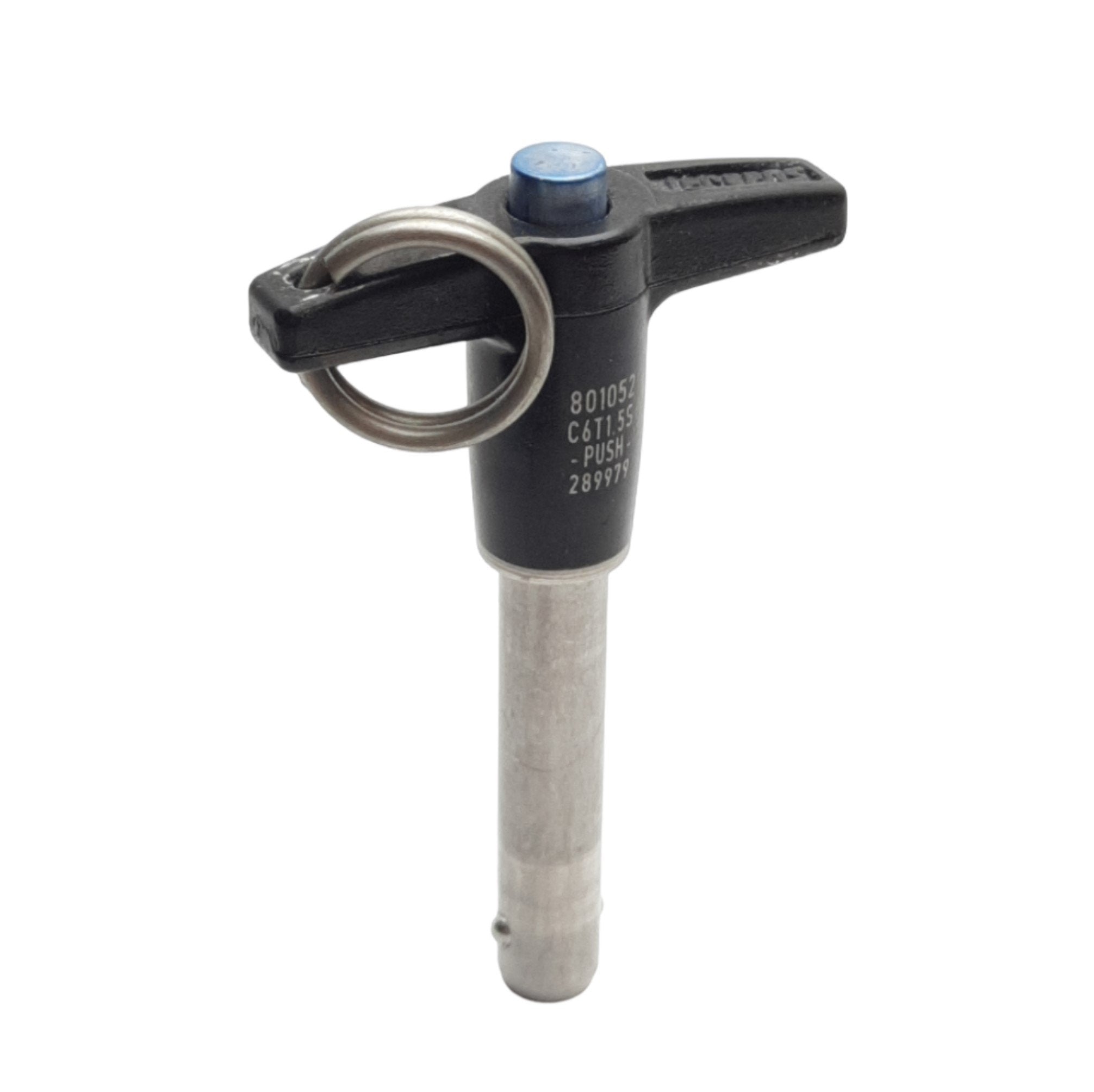 Jergens 801052 PUSH T-Handle Kwik Loc Quick Release Pin, ø3/8in x