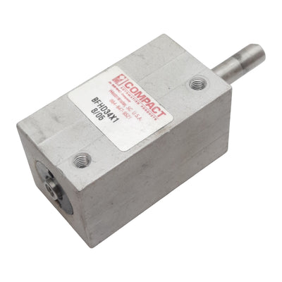 Used Compact BFHD34X1 Pneumatic Cylinder, ø3/4in Bore, 1in Stroke, #10-32, 145psi
