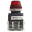Used Allen Bradley 800H-QR10R Red Indicator Pilot Light, ø30mm, 120VAC/VDC Lamp