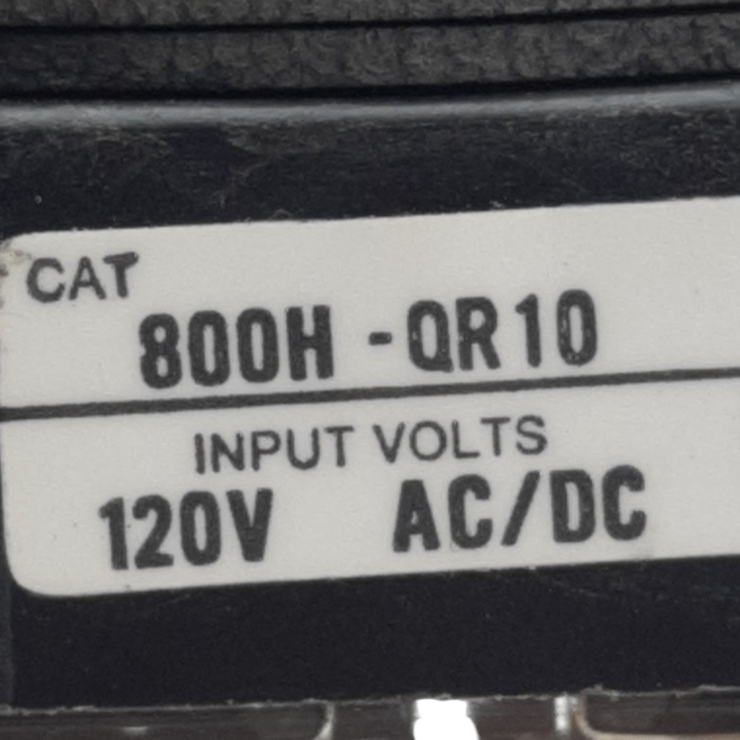 Used Allen Bradley 800H-QR10R Red Indicator Pilot Light, ø30mm, 120VAC/VDC Lamp