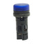 Used Lot of 2 CEMA P9XULD0 Pilot Light ø28mm, Blue, 380VAC/DC, 2 Watts, Diffused Lens