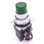 New Cutler-Hammer 10250T297LGP2A Illuminated Pushbutton, 30.5mm, 1NO 1NC, 120V LED