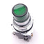 New Cutler-Hammer 10250T297LGP2A Illuminated Pushbutton, 30.5mm, 1NO 1NC, 120V LED