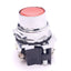 New – Open box Eaton 10250T30R Red Flush Pushbutton Switch, ø30.5mm, 1NO 1NC, 600VAC 10A Max