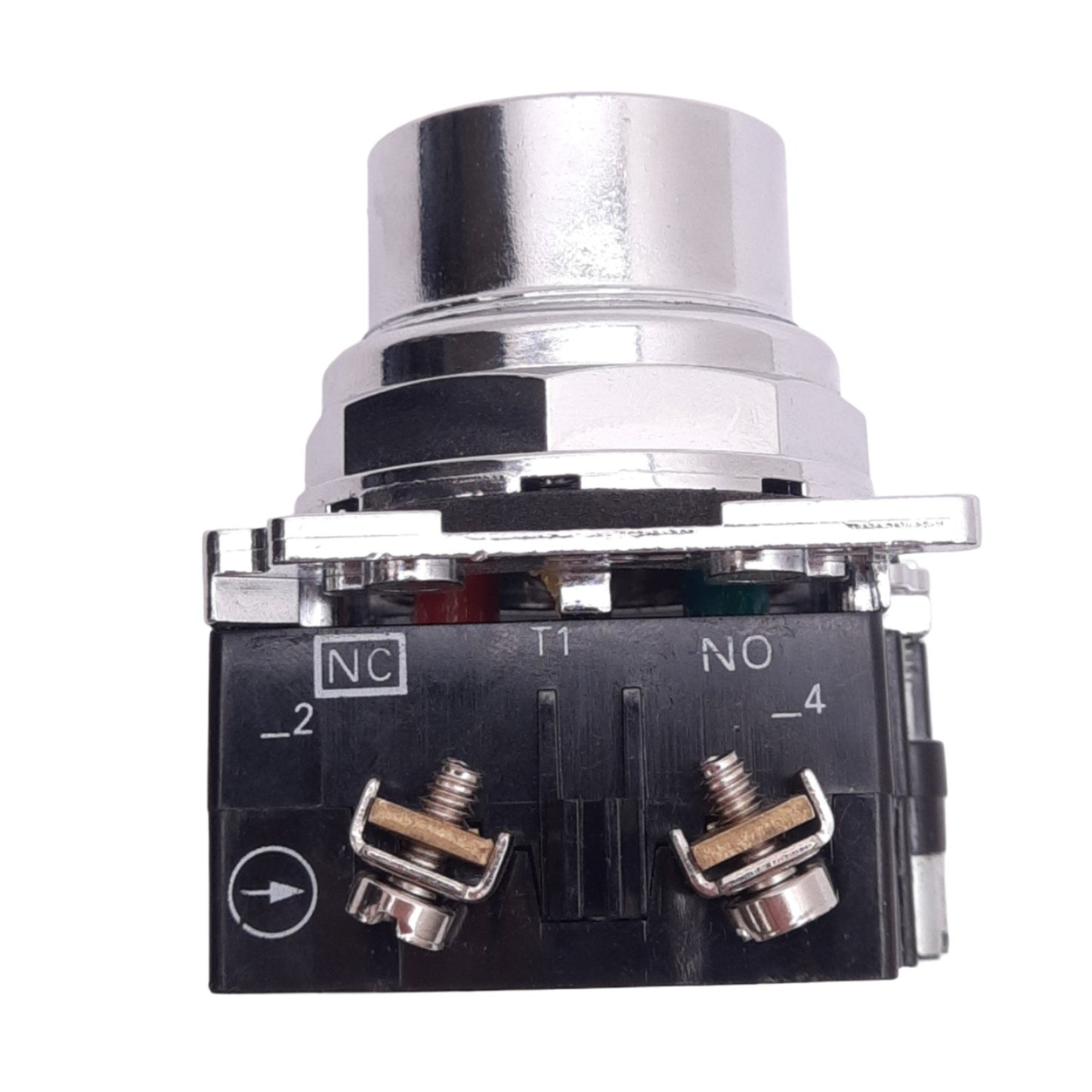 New – Open box Eaton 10250T30R Red Flush Pushbutton Switch, ø30.5mm, 1NO 1NC, 600VAC 10A Max