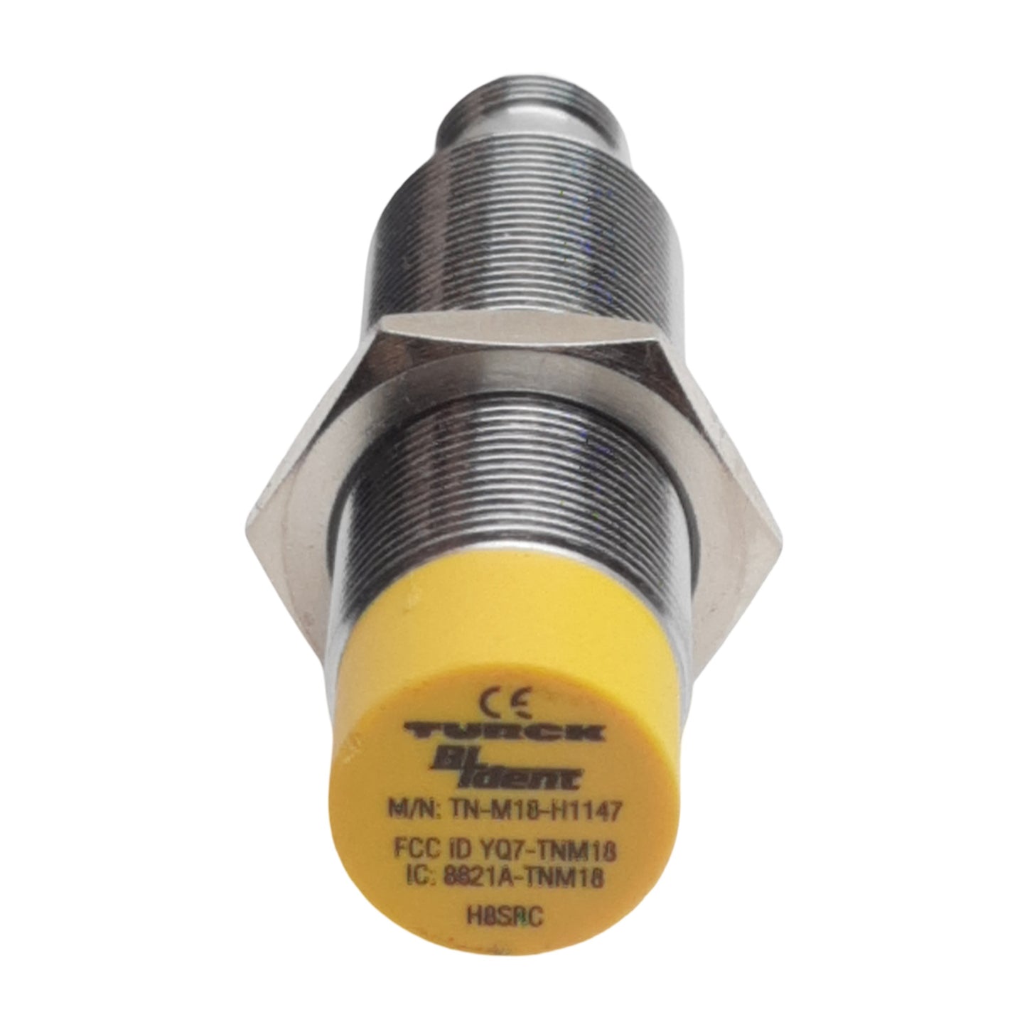 Used Turck TN-M18-H1147 HF Read/Write Head, 45mm Range, 4-Pin M12 Male, 10-30VDC
