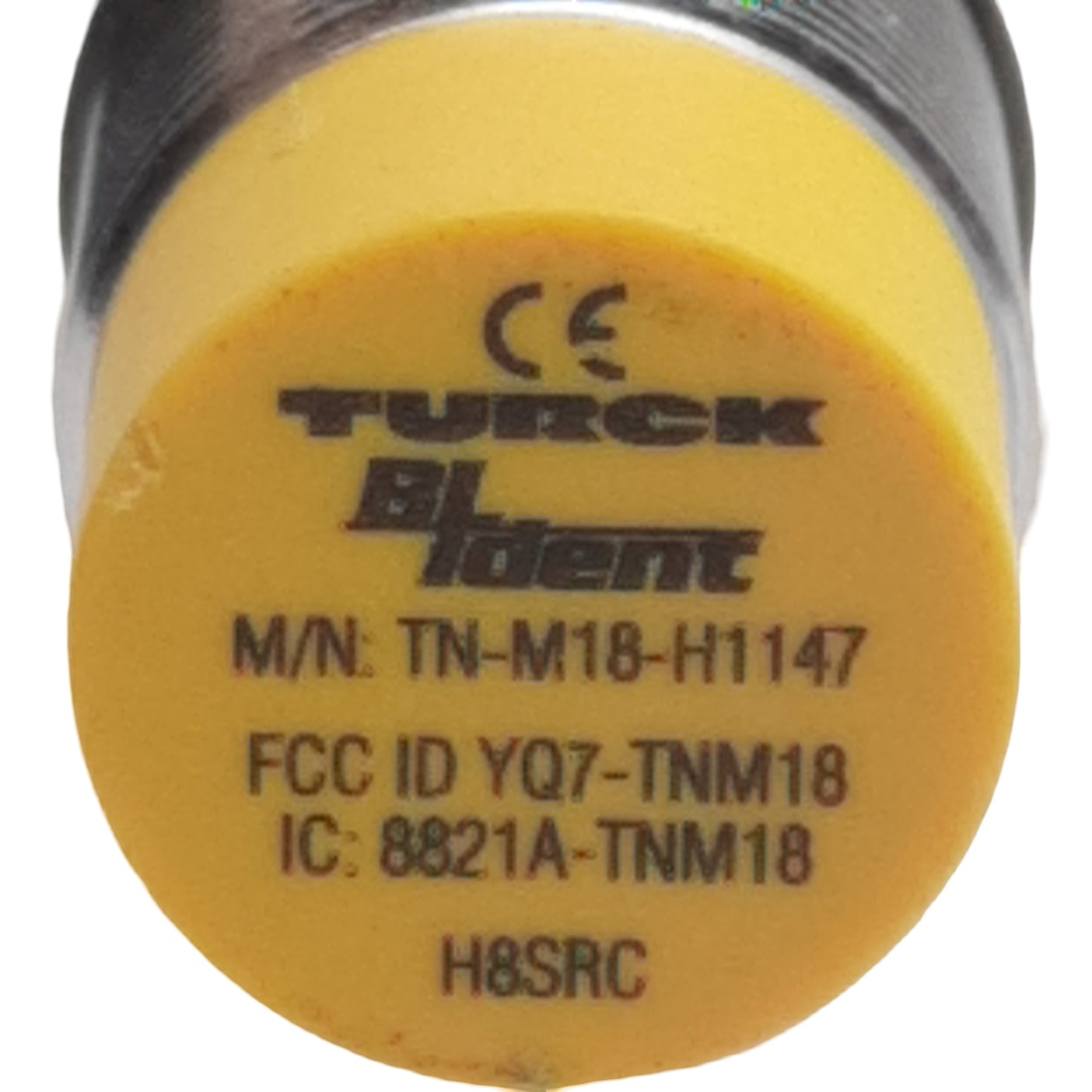 Used Turck TN-M18-H1147 HF Read/Write Head, 45mm Range, 4-Pin M12 Male, 10-30VDC